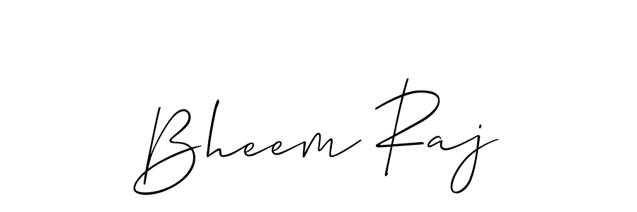 You should practise on your own different ways (Allison_Script) to write your name (Bheem Raj) in signature. don't let someone else do it for you. Bheem Raj signature style 2 images and pictures png