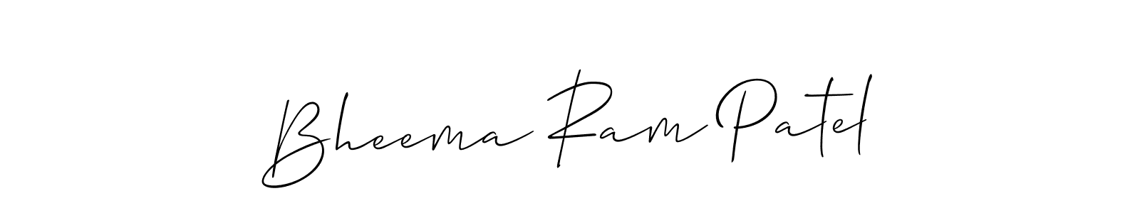 You should practise on your own different ways (Allison_Script) to write your name (Bheema Ram Patel) in signature. don't let someone else do it for you. Bheema Ram Patel signature style 2 images and pictures png