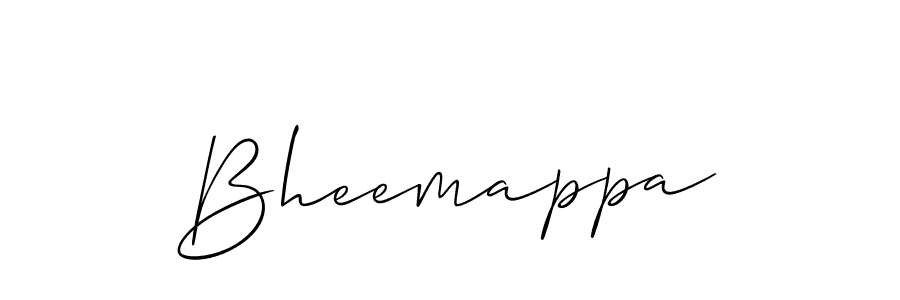 Create a beautiful signature design for name Bheemappa. With this signature (Allison_Script) fonts, you can make a handwritten signature for free. Bheemappa signature style 2 images and pictures png