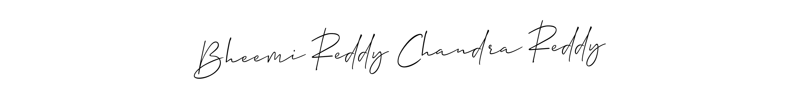 This is the best signature style for the Bheemi Reddy Chandra Reddy name. Also you like these signature font (Allison_Script). Mix name signature. Bheemi Reddy Chandra Reddy signature style 2 images and pictures png