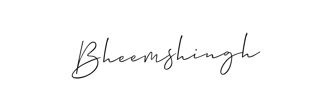 It looks lik you need a new signature style for name Bheemshingh. Design unique handwritten (Allison_Script) signature with our free signature maker in just a few clicks. Bheemshingh signature style 2 images and pictures png