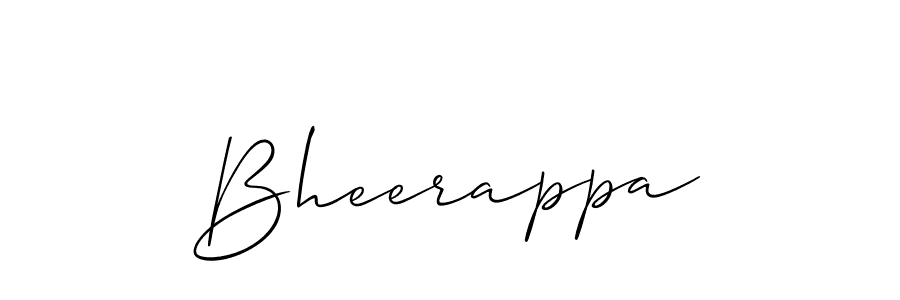 Make a beautiful signature design for name Bheerappa. With this signature (Allison_Script) style, you can create a handwritten signature for free. Bheerappa signature style 2 images and pictures png