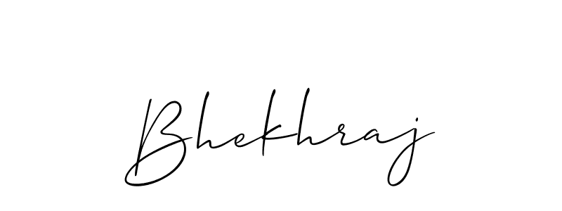 Design your own signature with our free online signature maker. With this signature software, you can create a handwritten (Allison_Script) signature for name Bhekhraj. Bhekhraj signature style 2 images and pictures png