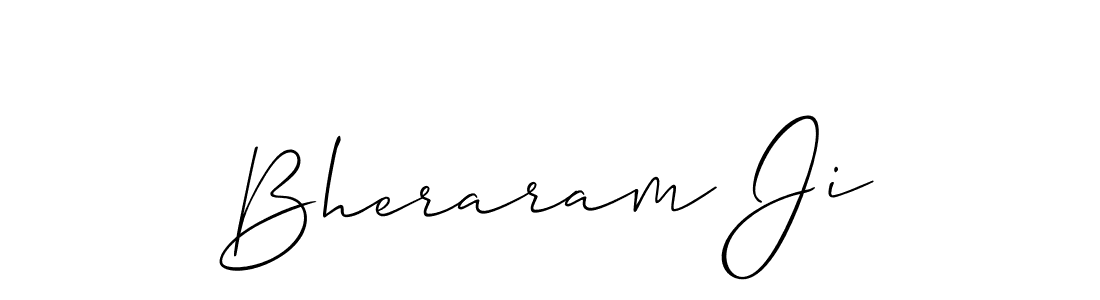 Similarly Allison_Script is the best handwritten signature design. Signature creator online .You can use it as an online autograph creator for name Bheraram Ji. Bheraram Ji signature style 2 images and pictures png