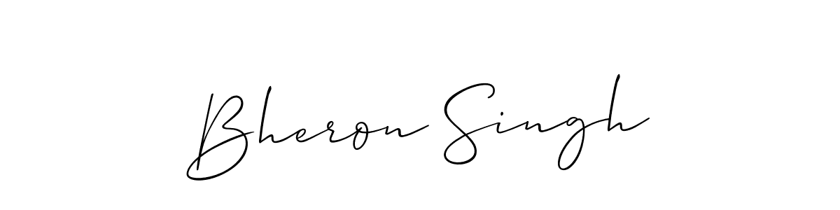 You can use this online signature creator to create a handwritten signature for the name Bheron Singh. This is the best online autograph maker. Bheron Singh signature style 2 images and pictures png