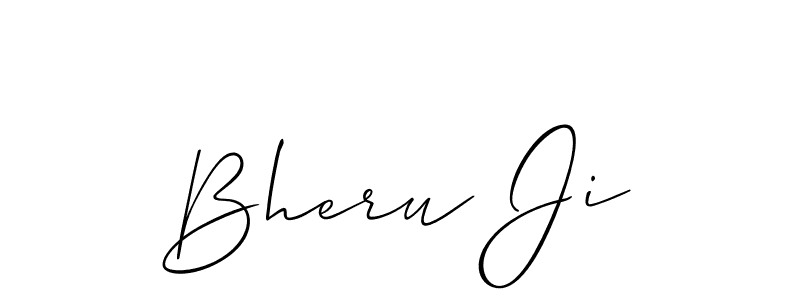 Similarly Allison_Script is the best handwritten signature design. Signature creator online .You can use it as an online autograph creator for name Bheru Ji. Bheru Ji signature style 2 images and pictures png