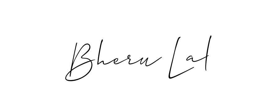 Also we have Bheru Lal name is the best signature style. Create professional handwritten signature collection using Allison_Script autograph style. Bheru Lal signature style 2 images and pictures png