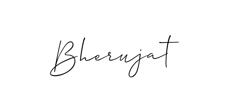 Also we have Bherujat name is the best signature style. Create professional handwritten signature collection using Allison_Script autograph style. Bherujat signature style 2 images and pictures png