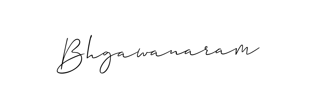 Design your own signature with our free online signature maker. With this signature software, you can create a handwritten (Allison_Script) signature for name Bhgawanaram. Bhgawanaram signature style 2 images and pictures png