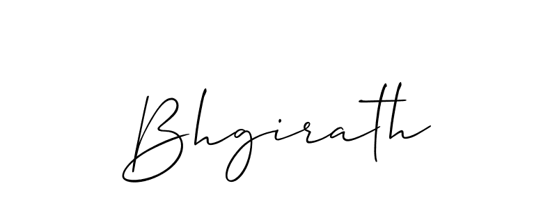 Also we have Bhgirath name is the best signature style. Create professional handwritten signature collection using Allison_Script autograph style. Bhgirath signature style 2 images and pictures png