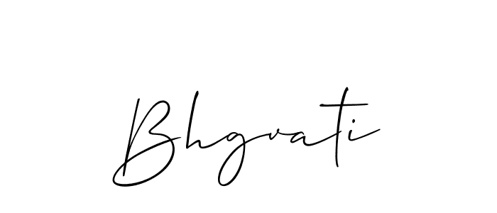 Bhgvati stylish signature style. Best Handwritten Sign (Allison_Script) for my name. Handwritten Signature Collection Ideas for my name Bhgvati. Bhgvati signature style 2 images and pictures png