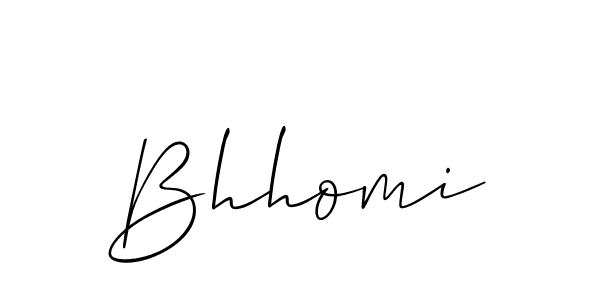 Also You can easily find your signature by using the search form. We will create Bhhomi name handwritten signature images for you free of cost using Allison_Script sign style. Bhhomi signature style 2 images and pictures png