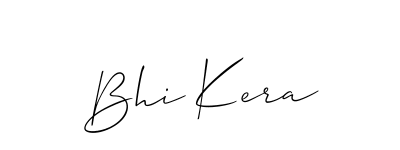 Here are the top 10 professional signature styles for the name Bhi Kera. These are the best autograph styles you can use for your name. Bhi Kera signature style 2 images and pictures png