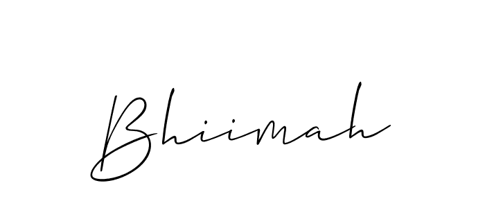 Best and Professional Signature Style for Bhiimah. Allison_Script Best Signature Style Collection. Bhiimah signature style 2 images and pictures png