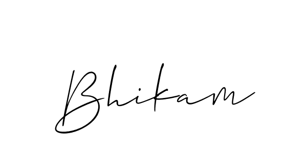 Once you've used our free online signature maker to create your best signature Allison_Script style, it's time to enjoy all of the benefits that Bhikam name signing documents. Bhikam signature style 2 images and pictures png