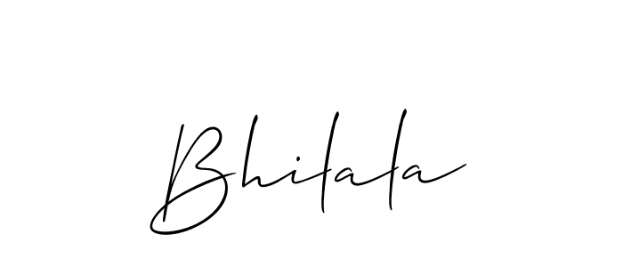 How to make Bhilala name signature. Use Allison_Script style for creating short signs online. This is the latest handwritten sign. Bhilala signature style 2 images and pictures png