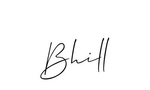 Check out images of Autograph of Bhill name. Actor Bhill Signature Style. Allison_Script is a professional sign style online. Bhill signature style 2 images and pictures png