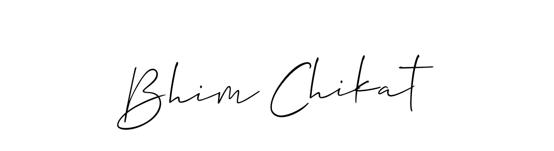 Make a short Bhim Chikat signature style. Manage your documents anywhere anytime using Allison_Script. Create and add eSignatures, submit forms, share and send files easily. Bhim Chikat signature style 2 images and pictures png