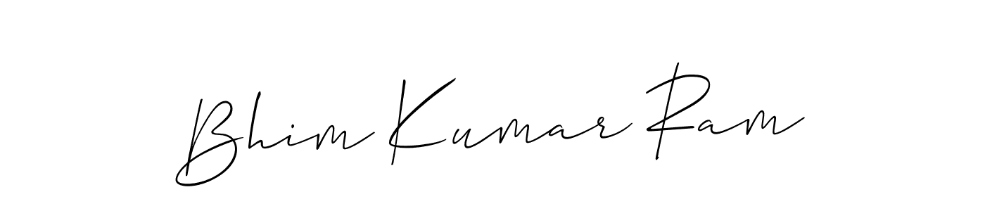 Bhim Kumar Ram stylish signature style. Best Handwritten Sign (Allison_Script) for my name. Handwritten Signature Collection Ideas for my name Bhim Kumar Ram. Bhim Kumar Ram signature style 2 images and pictures png