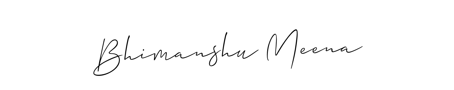 See photos of Bhimanshu Meena official signature by Spectra . Check more albums & portfolios. Read reviews & check more about Allison_Script font. Bhimanshu Meena signature style 2 images and pictures png