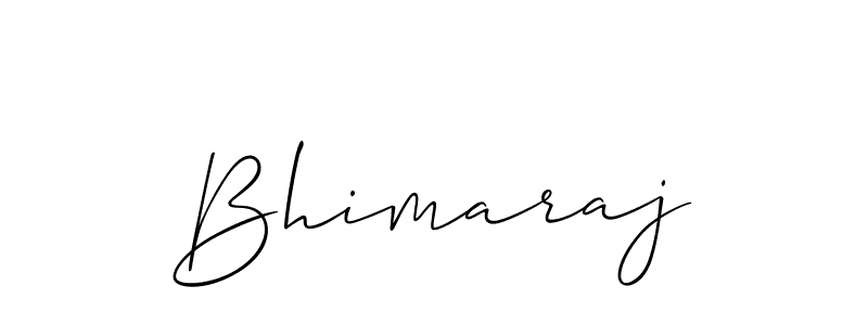 Allison_Script is a professional signature style that is perfect for those who want to add a touch of class to their signature. It is also a great choice for those who want to make their signature more unique. Get Bhimaraj name to fancy signature for free. Bhimaraj signature style 2 images and pictures png