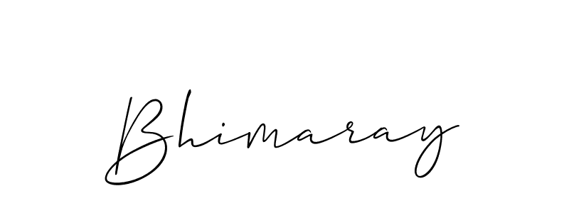 Also we have Bhimaray name is the best signature style. Create professional handwritten signature collection using Allison_Script autograph style. Bhimaray signature style 2 images and pictures png