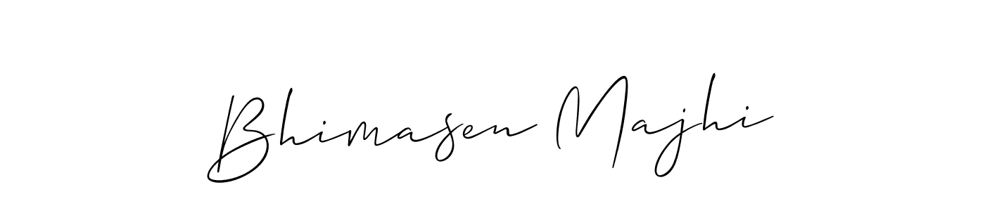 It looks lik you need a new signature style for name Bhimasen Majhi. Design unique handwritten (Allison_Script) signature with our free signature maker in just a few clicks. Bhimasen Majhi signature style 2 images and pictures png