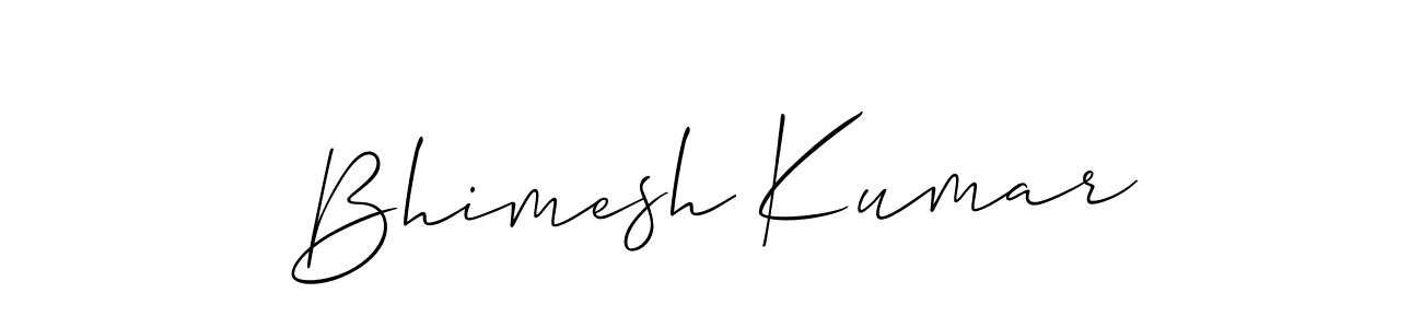Once you've used our free online signature maker to create your best signature Allison_Script style, it's time to enjoy all of the benefits that Bhimesh Kumar name signing documents. Bhimesh Kumar signature style 2 images and pictures png
