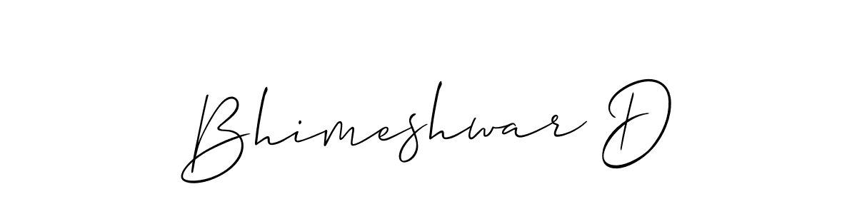 It looks lik you need a new signature style for name Bhimeshwar D. Design unique handwritten (Allison_Script) signature with our free signature maker in just a few clicks. Bhimeshwar D signature style 2 images and pictures png