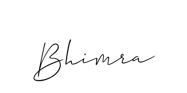 You should practise on your own different ways (Allison_Script) to write your name (Bhimra) in signature. don't let someone else do it for you. Bhimra signature style 2 images and pictures png