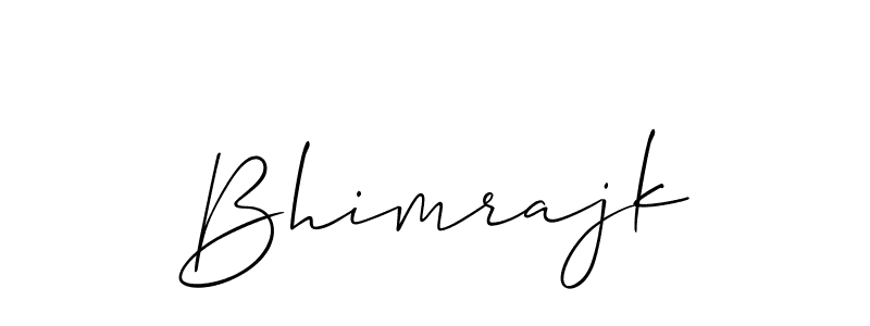 It looks lik you need a new signature style for name Bhimrajk. Design unique handwritten (Allison_Script) signature with our free signature maker in just a few clicks. Bhimrajk signature style 2 images and pictures png