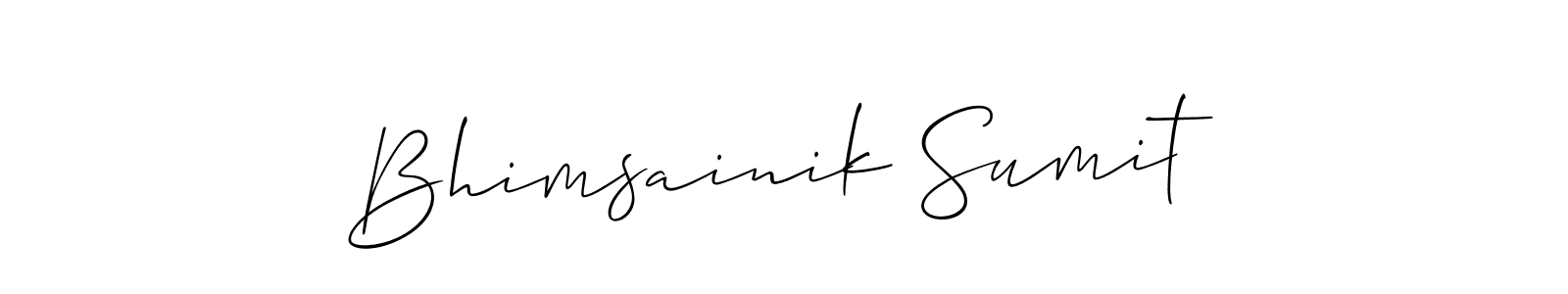 Here are the top 10 professional signature styles for the name Bhimsainik Sumit. These are the best autograph styles you can use for your name. Bhimsainik Sumit signature style 2 images and pictures png