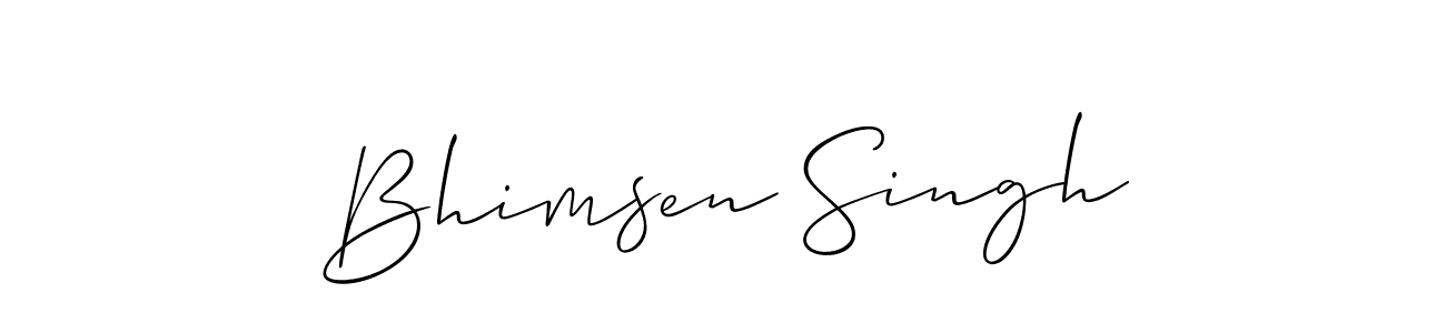 Once you've used our free online signature maker to create your best signature Allison_Script style, it's time to enjoy all of the benefits that Bhimsen Singh name signing documents. Bhimsen Singh signature style 2 images and pictures png