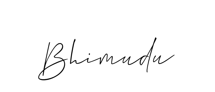 Make a beautiful signature design for name Bhimudu. Use this online signature maker to create a handwritten signature for free. Bhimudu signature style 2 images and pictures png