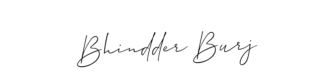Make a beautiful signature design for name Bhindder Burj. Use this online signature maker to create a handwritten signature for free. Bhindder Burj signature style 2 images and pictures png