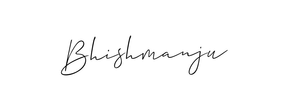 Make a beautiful signature design for name Bhishmanju. Use this online signature maker to create a handwritten signature for free. Bhishmanju signature style 2 images and pictures png