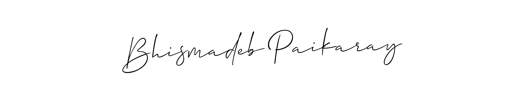 Once you've used our free online signature maker to create your best signature Allison_Script style, it's time to enjoy all of the benefits that Bhismadeb Paikaray name signing documents. Bhismadeb Paikaray signature style 2 images and pictures png
