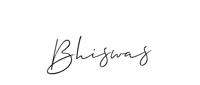 Also we have Bhiswas name is the best signature style. Create professional handwritten signature collection using Allison_Script autograph style. Bhiswas signature style 2 images and pictures png