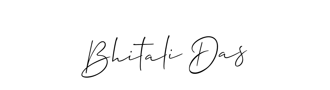 Make a beautiful signature design for name Bhitali Das. With this signature (Allison_Script) style, you can create a handwritten signature for free. Bhitali Das signature style 2 images and pictures png