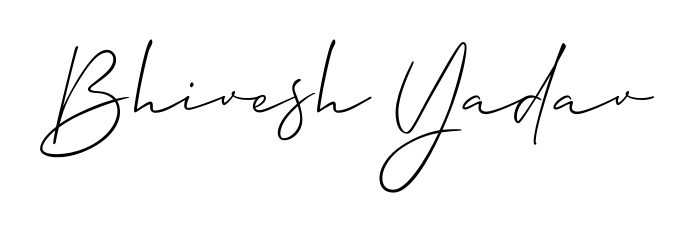 Check out images of Autograph of Bhivesh Yadav name. Actor Bhivesh Yadav Signature Style. Allison_Script is a professional sign style online. Bhivesh Yadav signature style 2 images and pictures png