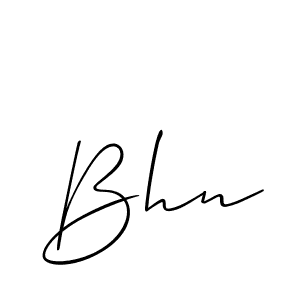 How to make Bhn name signature. Use Allison_Script style for creating short signs online. This is the latest handwritten sign. Bhn signature style 2 images and pictures png