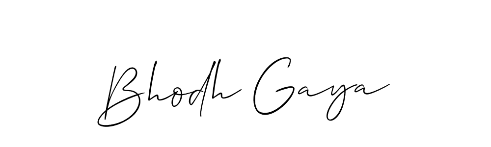 Similarly Allison_Script is the best handwritten signature design. Signature creator online .You can use it as an online autograph creator for name Bhodh Gaya. Bhodh Gaya signature style 2 images and pictures png