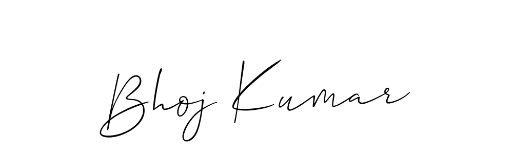 It looks lik you need a new signature style for name Bhoj Kumar. Design unique handwritten (Allison_Script) signature with our free signature maker in just a few clicks. Bhoj Kumar signature style 2 images and pictures png