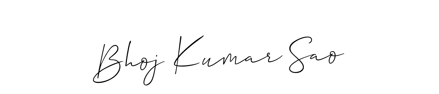 Best and Professional Signature Style for Bhoj Kumar Sao. Allison_Script Best Signature Style Collection. Bhoj Kumar Sao signature style 2 images and pictures png