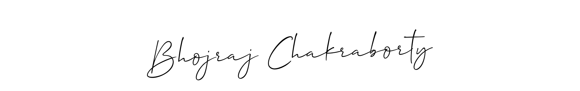 Make a short Bhojraj Chakraborty signature style. Manage your documents anywhere anytime using Allison_Script. Create and add eSignatures, submit forms, share and send files easily. Bhojraj Chakraborty signature style 2 images and pictures png