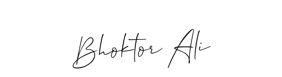 Also You can easily find your signature by using the search form. We will create Bhoktor Ali name handwritten signature images for you free of cost using Allison_Script sign style. Bhoktor Ali signature style 2 images and pictures png