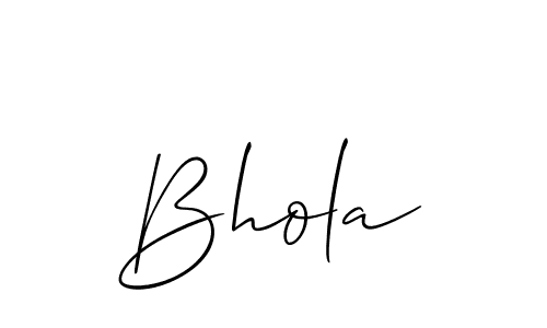 Best and Professional Signature Style for Bhola. Allison_Script Best Signature Style Collection. Bhola signature style 2 images and pictures png