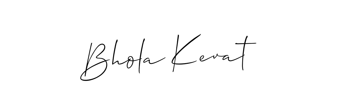 This is the best signature style for the Bhola Kevat name. Also you like these signature font (Allison_Script). Mix name signature. Bhola Kevat signature style 2 images and pictures png