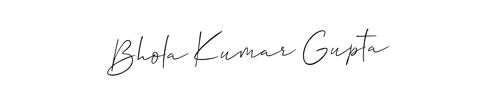 Once you've used our free online signature maker to create your best signature Allison_Script style, it's time to enjoy all of the benefits that Bhola Kumar Gupta name signing documents. Bhola Kumar Gupta signature style 2 images and pictures png