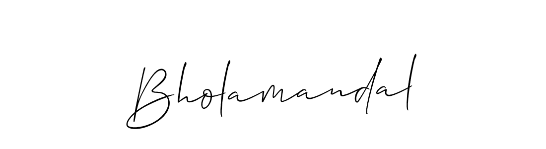 Make a short Bholamandal signature style. Manage your documents anywhere anytime using Allison_Script. Create and add eSignatures, submit forms, share and send files easily. Bholamandal signature style 2 images and pictures png